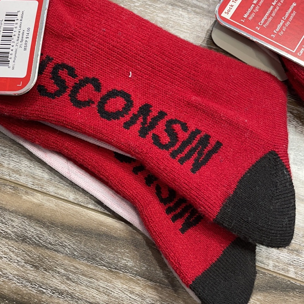 Wisconsin Socks - Picture 6 of 6